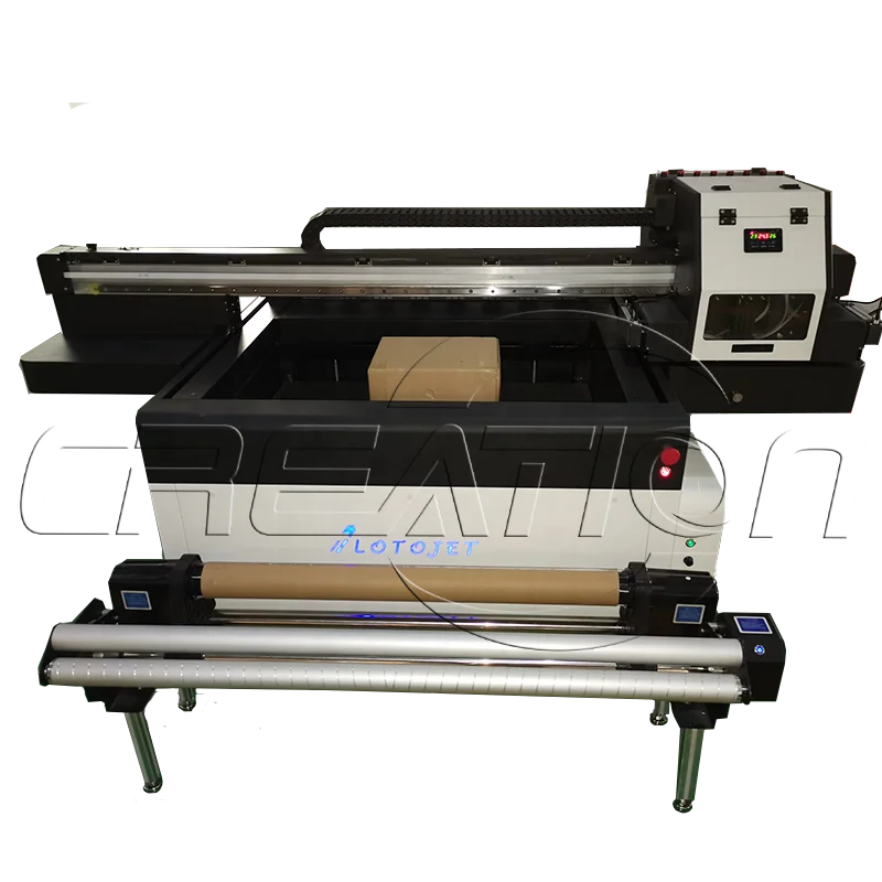 LOTOJET digital small 6090 UV flatbed 9060 UV printers lat bed printer uv flatbed