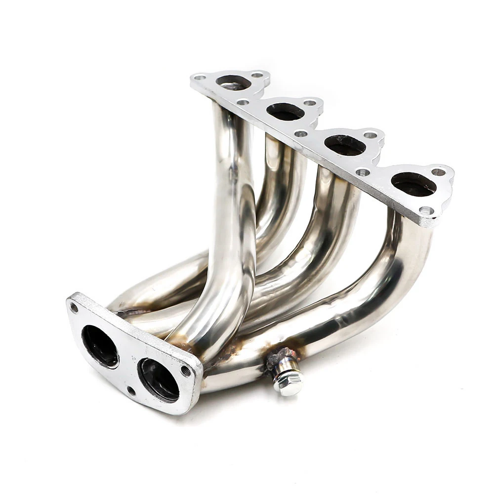Stainless Steel Exhaust Manifold Header for 88-00 Honda Civic CR-X Del Sol D Series Engine SOHC