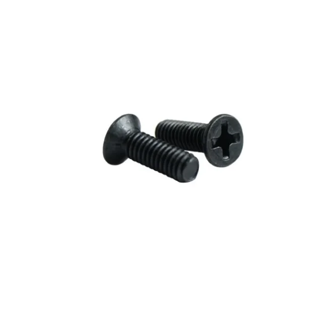 Haiyan M1 M1.2 M1.4 M1.6 M2 M2.5 M3 M4 Din965 Mini Micro Black 304 нержавеющий стальной крестообразный Винт с плоской потайной