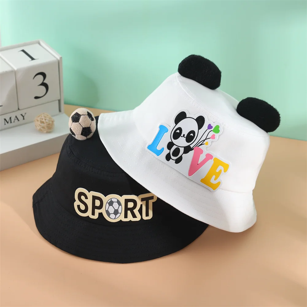 2022 Hot Sale Kids Size Cotton Bucket Hat Kids Sun Hats And Caps For Children