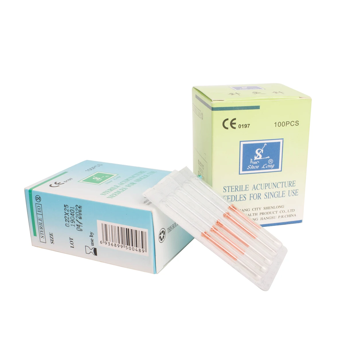 Hot Sale 500 Pieces Copper Handle Sterile Acupuncture Needles