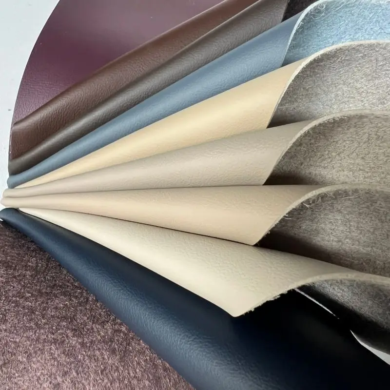 PU PVC Faux Leather Sofa Leatherette Fabric Roll Car Upholstery Automotive Synthetic Leather China Rexine Leather