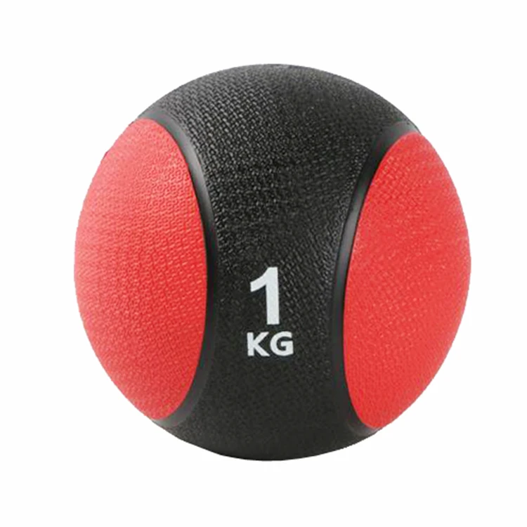 Fitness Medicine Ball Weighted Exercise Ball With Textured Grip Fitness Core Strength Training Rubber Ball