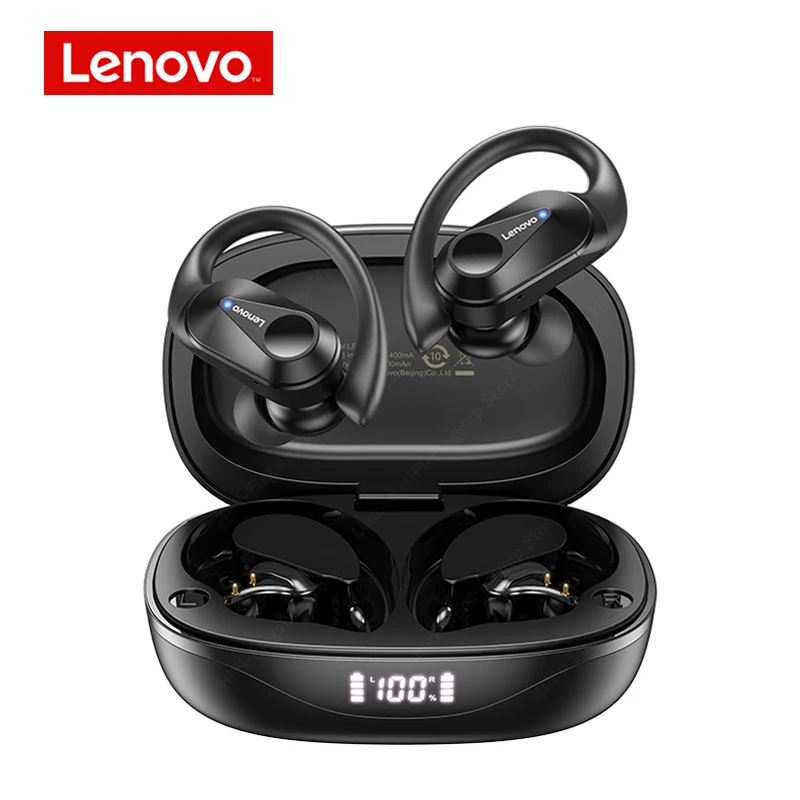 Original Lenovo LP75 hook earphone sports running gamer Gaming headphones bt 5.3 headset bloototh TWS wireless earphone earbuds