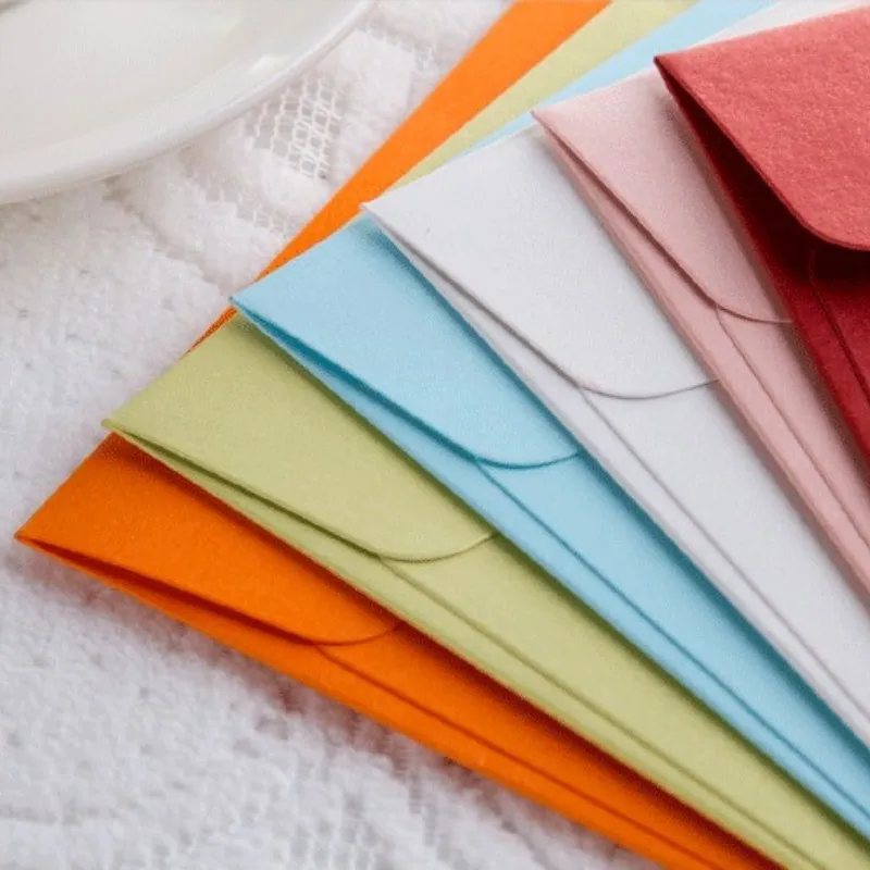 Hot sale custom cheap colored DL 11x22 CM invitation envelope