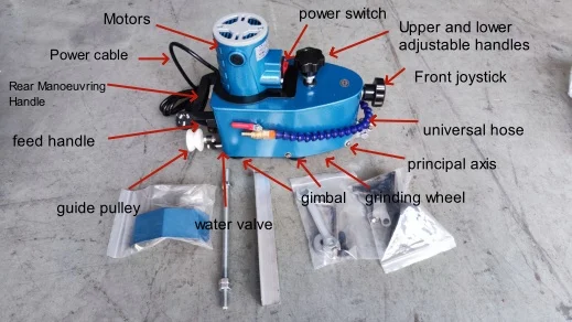 TANPU Portable Multifunctional Glass Grinding Machine Glass Edging Machine