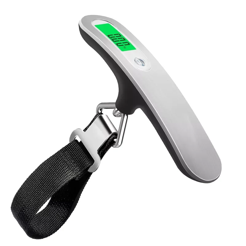 New Mini Electronic Hanging Baggage Scale Digital Weighing Scale Digital Display ABS + Stainless Steel Backlit LCD Display