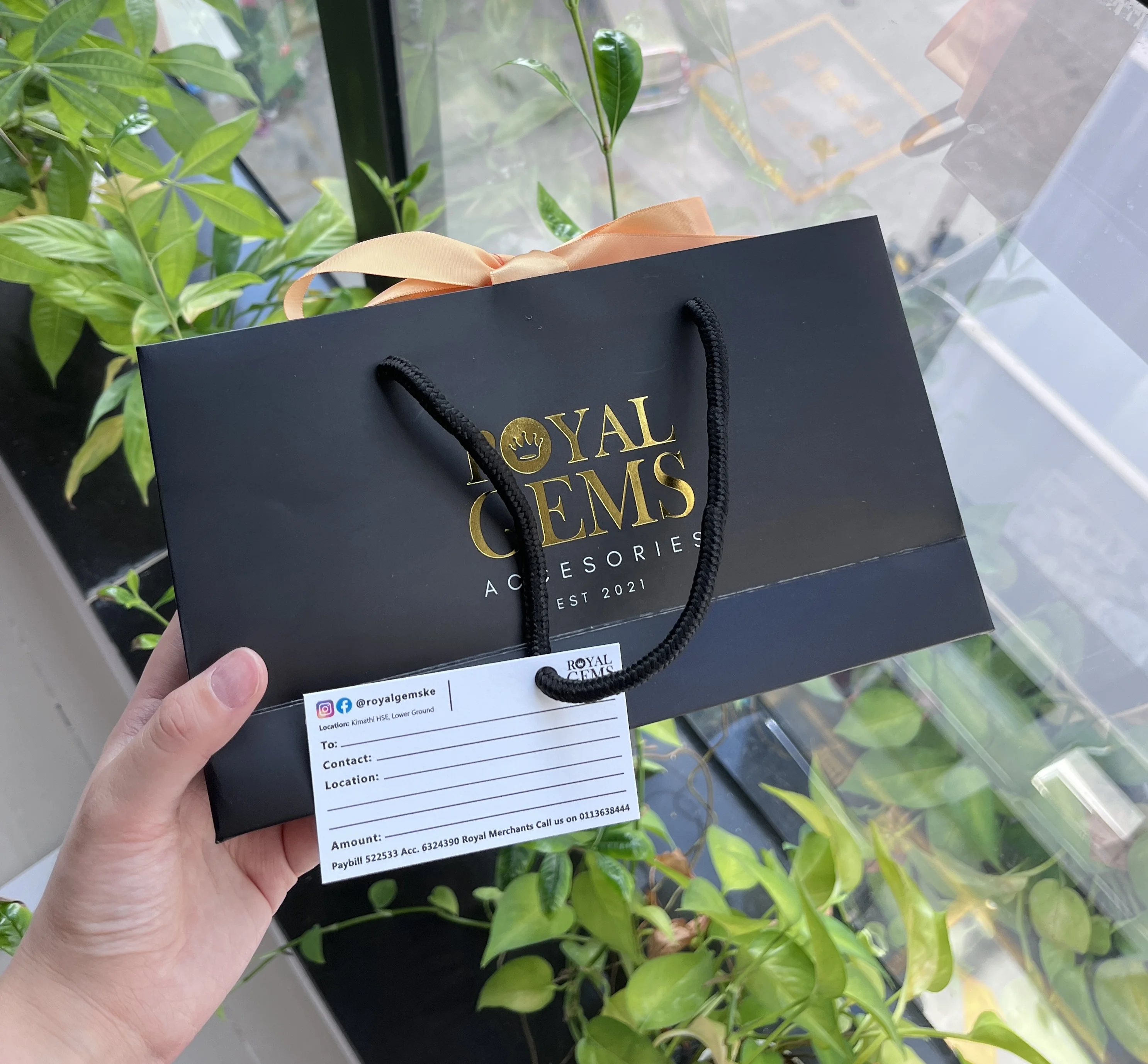 luxury small bags high quality shopping paper bag jewelry gift packaging bags with ribbon bow
