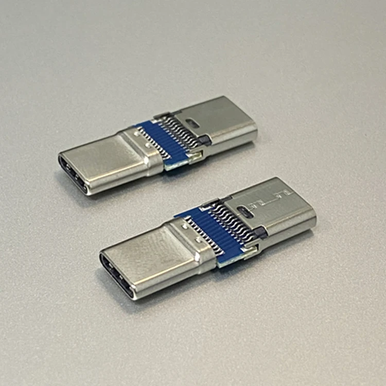 Factory manufactory usb 3.1 type c male connector to c female adaptor