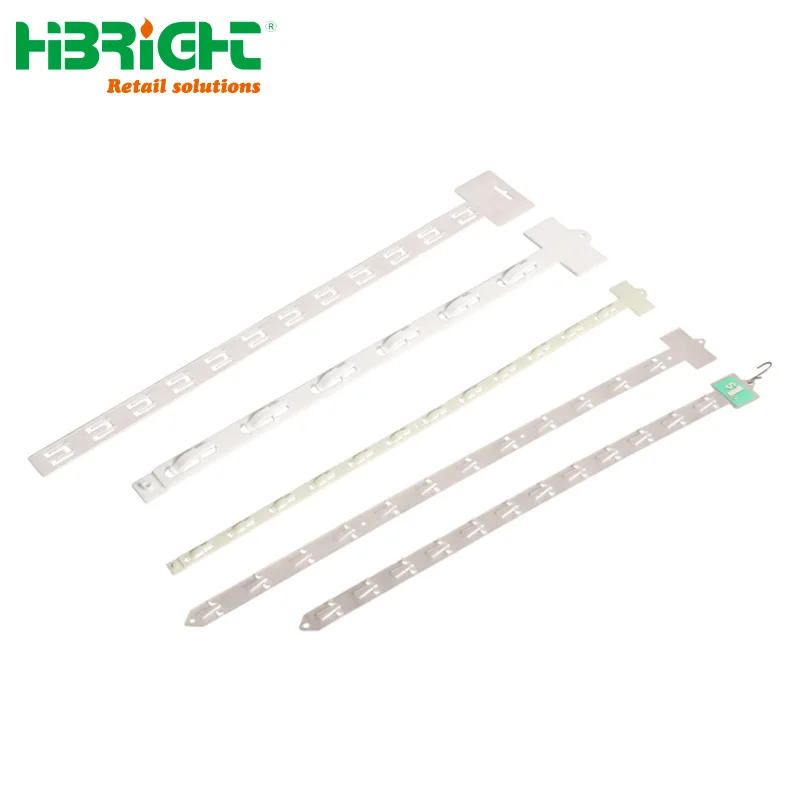 New Designing Commercial Plastic Clip Strips Supermarket Shelves S Hooks