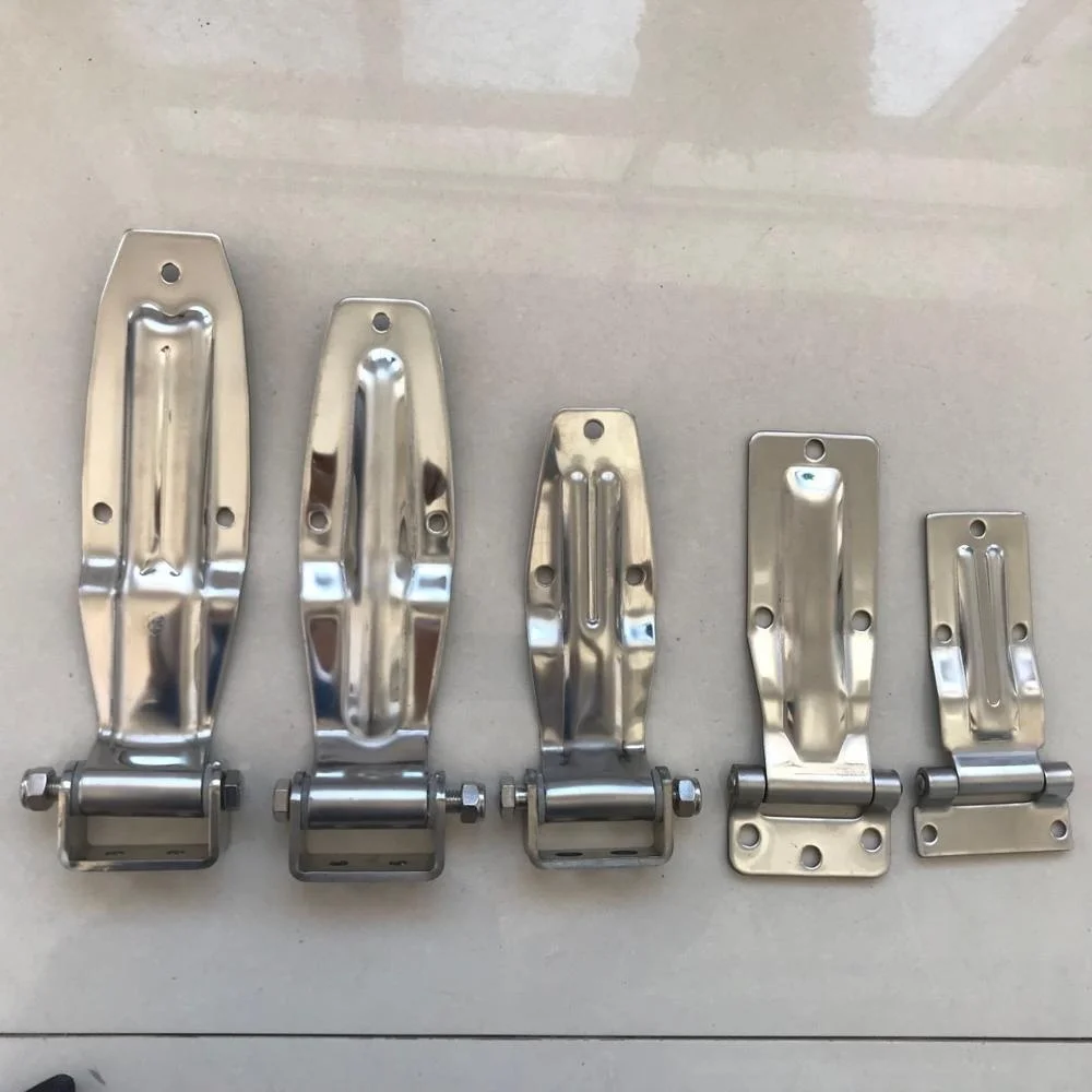 Cargo or Van container door hinge with pins and lugs or foundation