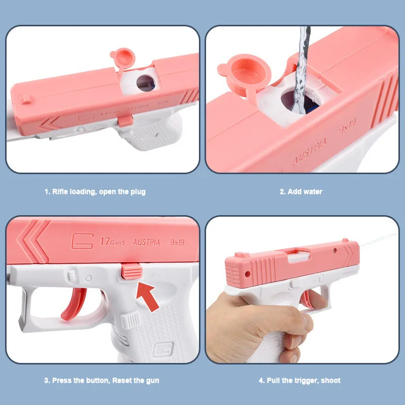 Hot sale Outdoors Water Gun Toy for Kids Water Blaster for Swimming Pool Beach Sand Play Gifts