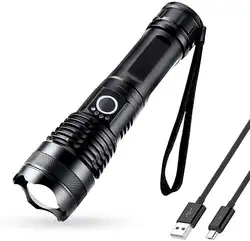 Led Flashlight Tactical Torch Zoomable Waterproof Flashlight for Emergencies