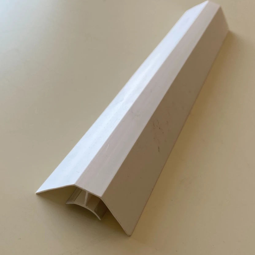 Hot selling laminated trim 8mm plastic china pvc profile internal corner