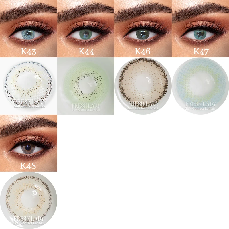 Linagguo Fresh Lady love story series Oxytocin wholesale cosmetic coloured contact lenses