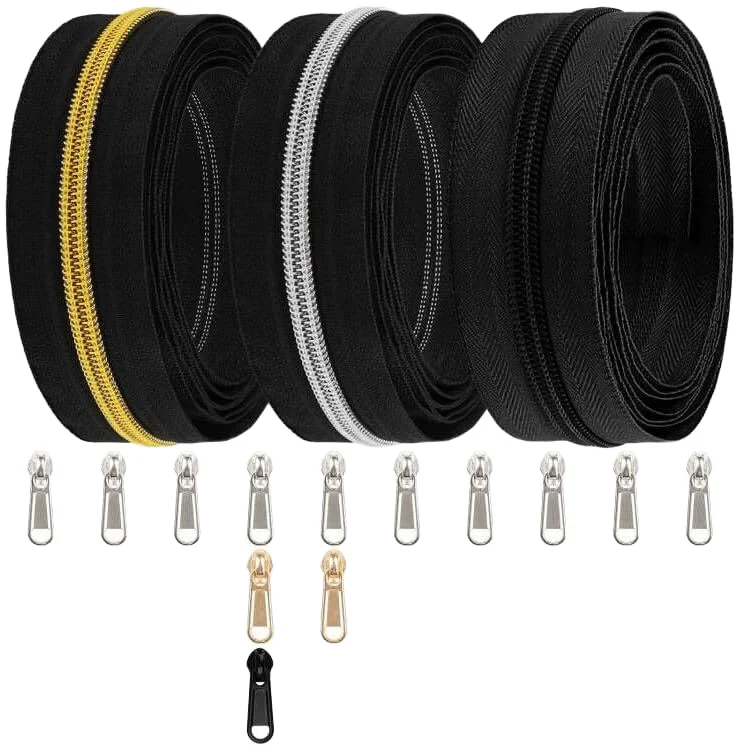 Wholesale Factory Open-Type Polyester Nylon Coil Zipper with Teeth Close End for Diving Suits Boots Raincoats Shoes Garments
