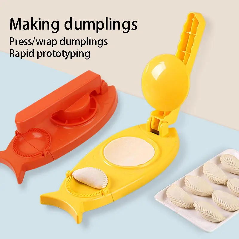 2 In 1 New Design Dumpling Easy Maker Skin Press Manual Diy Dough Dumpling Pressing Kitchen Tool