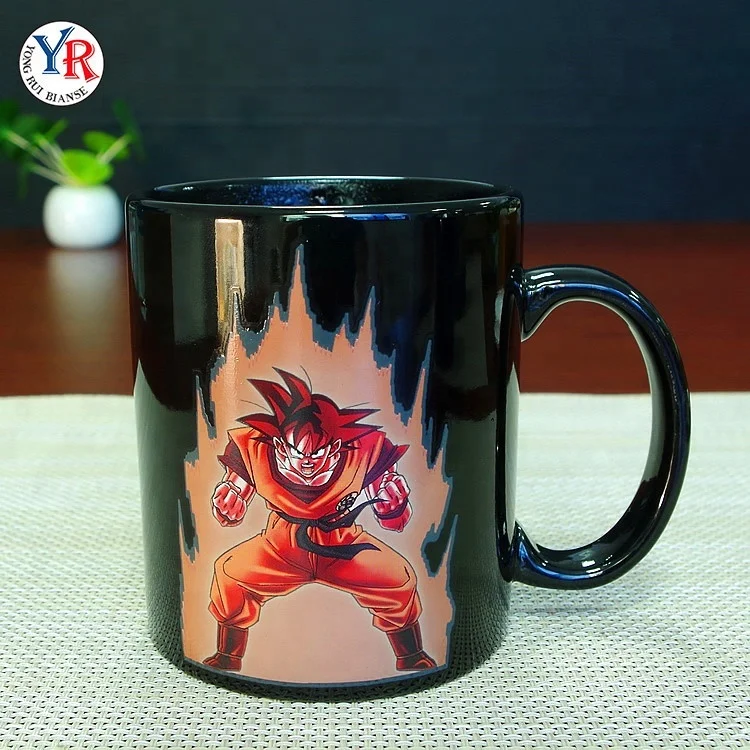 Sublimation Ne Zha Film Teleplay Cup Custom Logo Mugs Wholesale Color changing Mug Magic Ceramic Mug