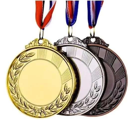 Коллекция YIWU спортивные футбольные металлические золотые серебряные бронзовые медали