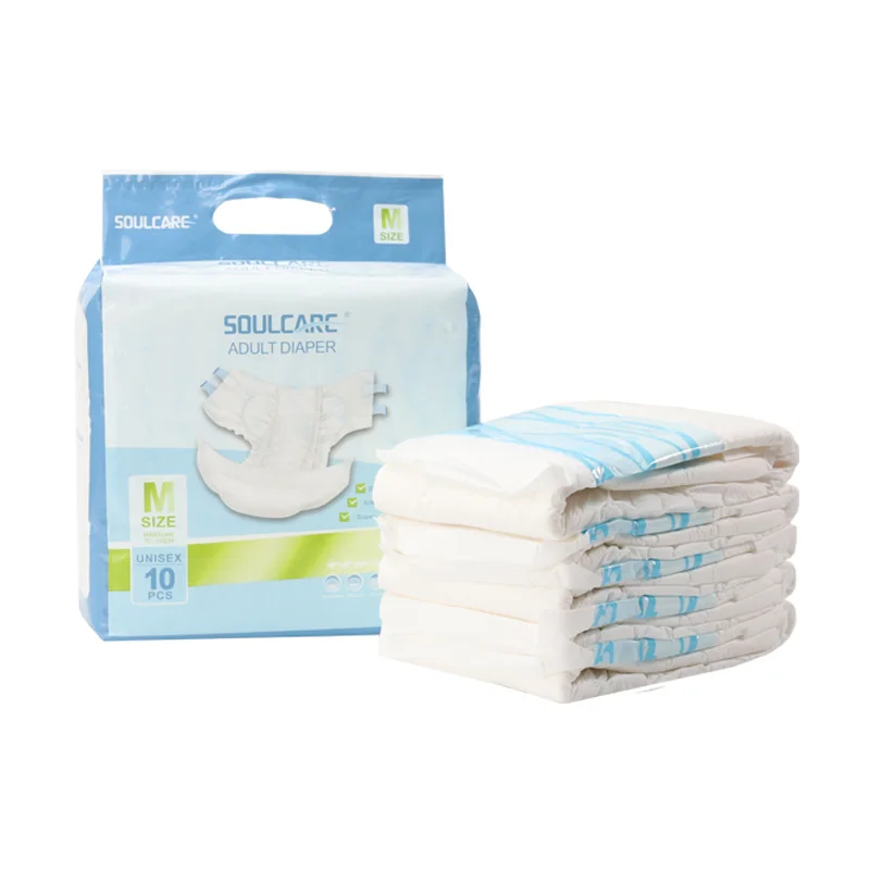 Used 2xl Xl Baled Adult Diaper Manufacturers Thick Old Nappy for Adult Baby Women in Australia New York