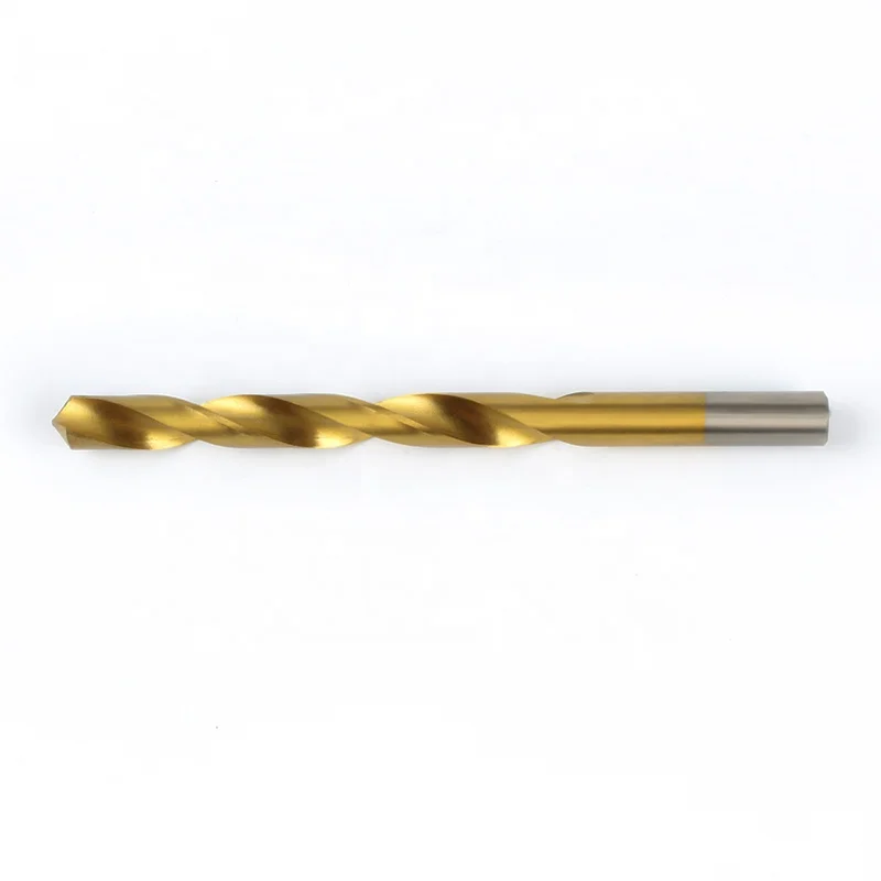 tin-coated buy twist drill bit m42 m35 din338 hss metal drill bits