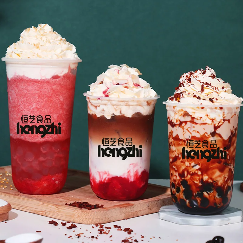 Boba milk tea Instant Drink powder milk tea ingredients Peach flavor Bubble tea flavored powder