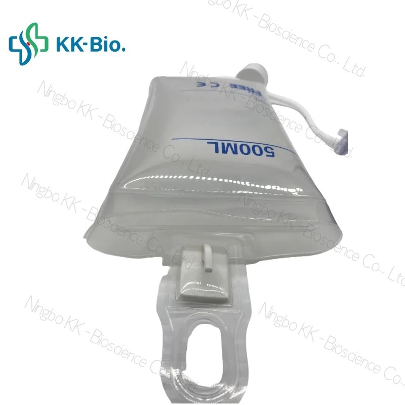 500ml Disposable Manual Pressure Infusion Bag with Aneroid Gauge
