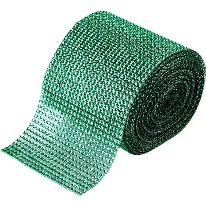 High Quality 24 lines Plastic Mesh Trimming For Garment Decoration Plastic Rhinestone Mesh Trimming garment accessories trimming