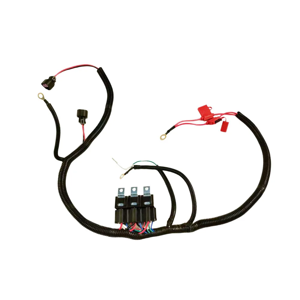 Updated 7L5533A226T Dual Electric Fan Upgrade Wiring Harness For 1999-06 ECU Control