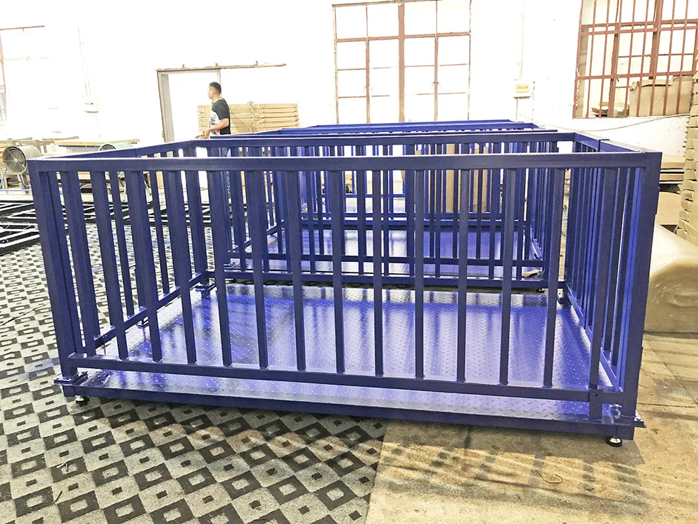 Premium quality digital animal pig cattle weight livestock weighing scale cage