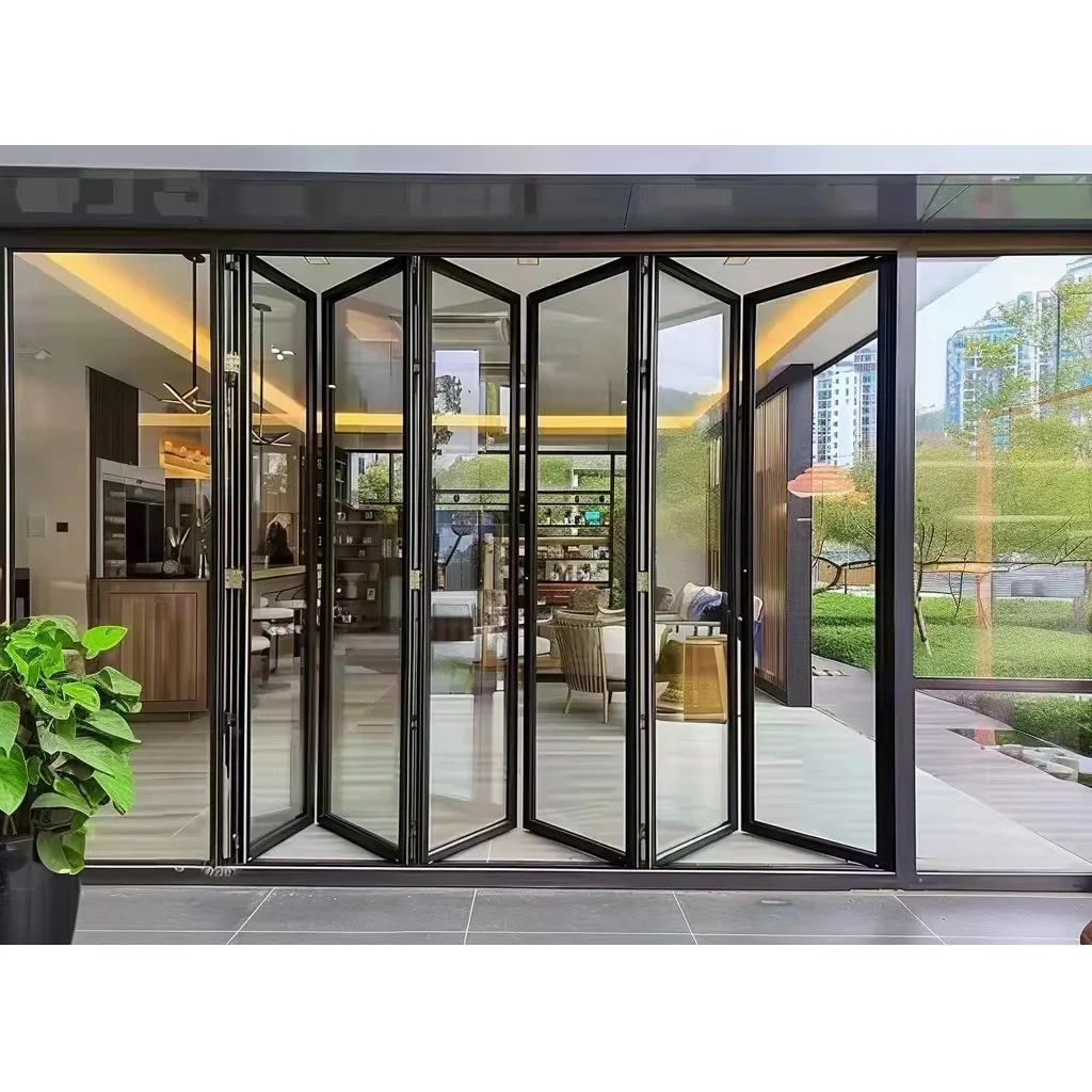 Doors Hardware Pvc Accordion Garage 96 X 80 High Quality Patio Install Kit Arch Mirror Bi-Fold Closet 7 On Folding Door