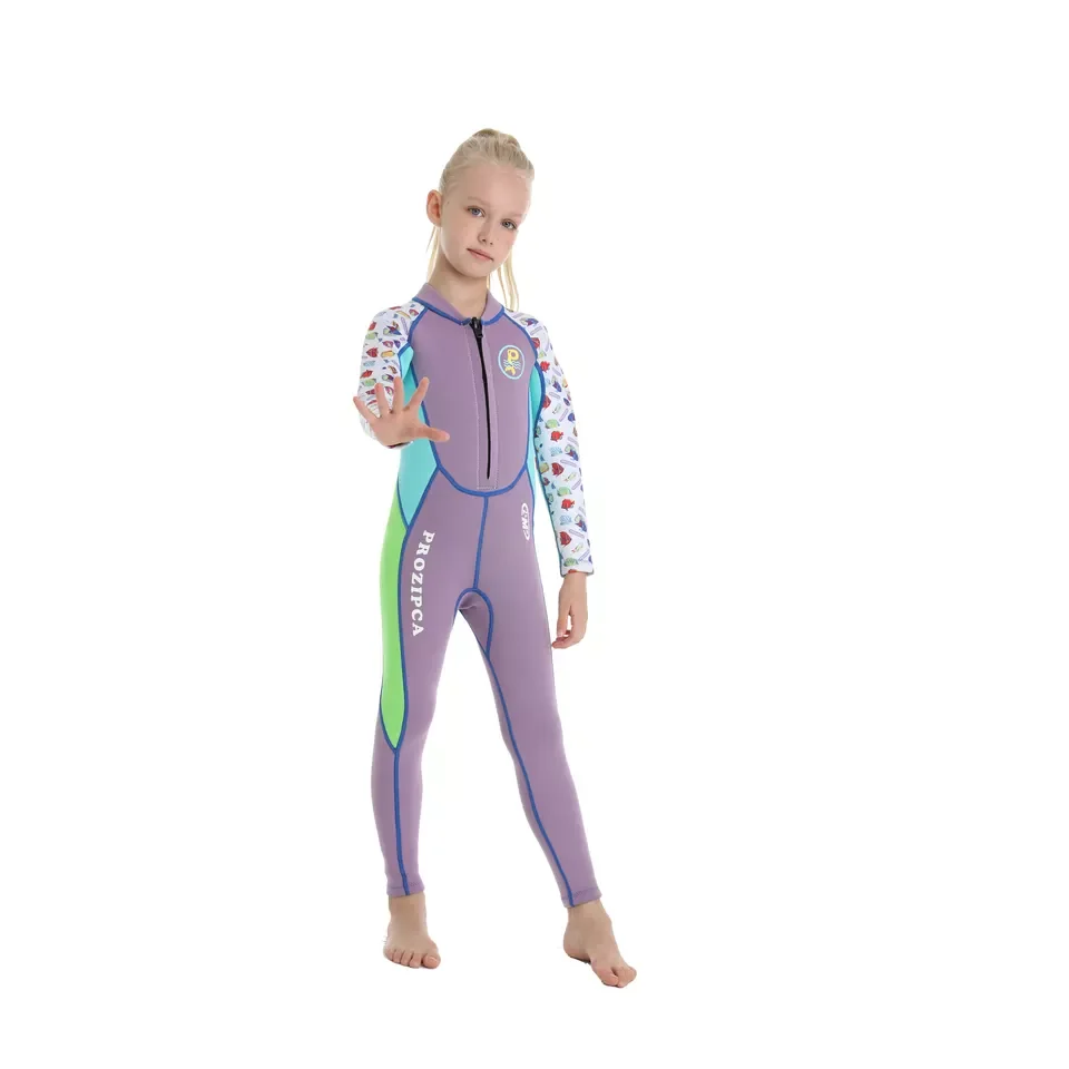 Детский непромокаемый гидрокостюм с застежкой-молнией 2 5 мм