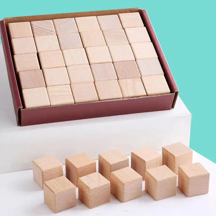 Деревянный Буковый блок 45 мм, деревянный строительный блок, деревянный куб