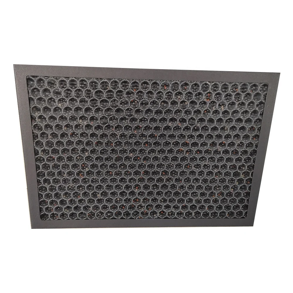 Hot sale high performance activated carbon filled air filter net plastic honeycomb air filter screen
