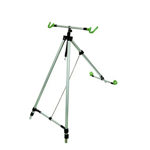 Aluminium surf cast fishing rod tripod