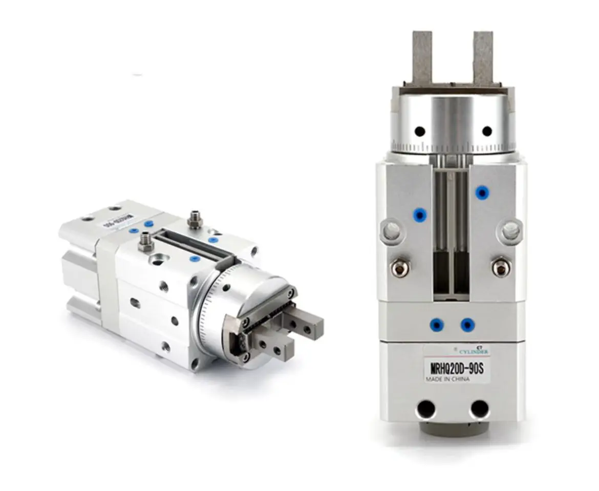 Pneumatic cylinder MRHQ series cylinder rotation tightening finger Air Claw clamp MRHQ20D-90S MRHQ20D-180S cylinder