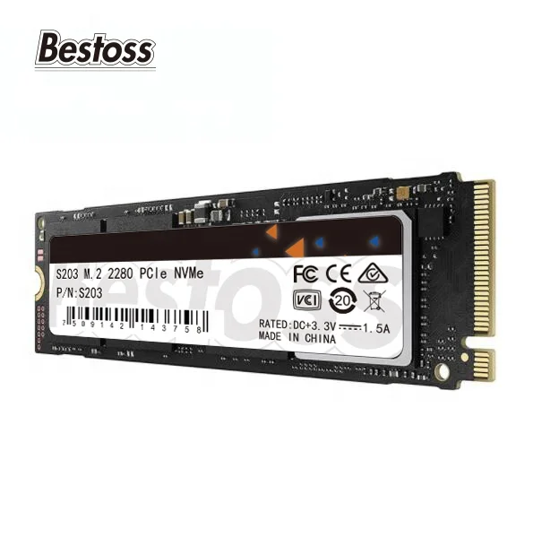 Твердотельный накопитель besбронь, 1 ТБ, PCIe NVMe Gen3, внутренний игровой SSD M.2 1600, чтение 2100, Твердотельный Накопитель SSD