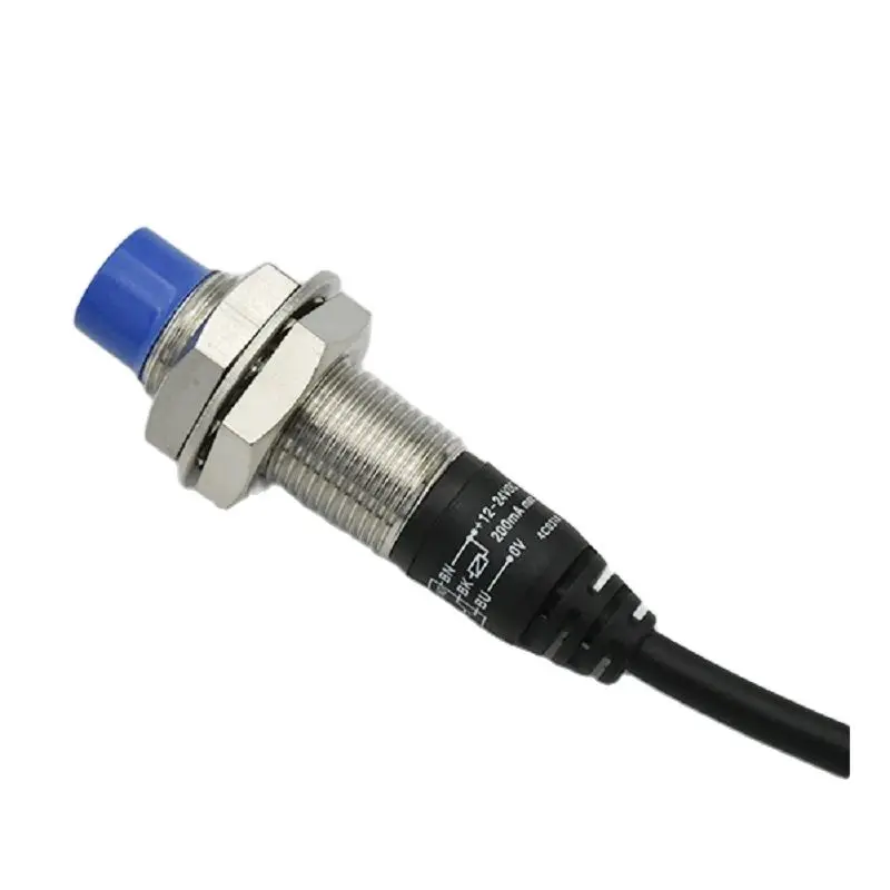 GOGO Remote Proximity Switch PRD12  Inductive Switch Proximity Sensor NPN Normally Open 12-24 VDC Waterproof Proximity Switch