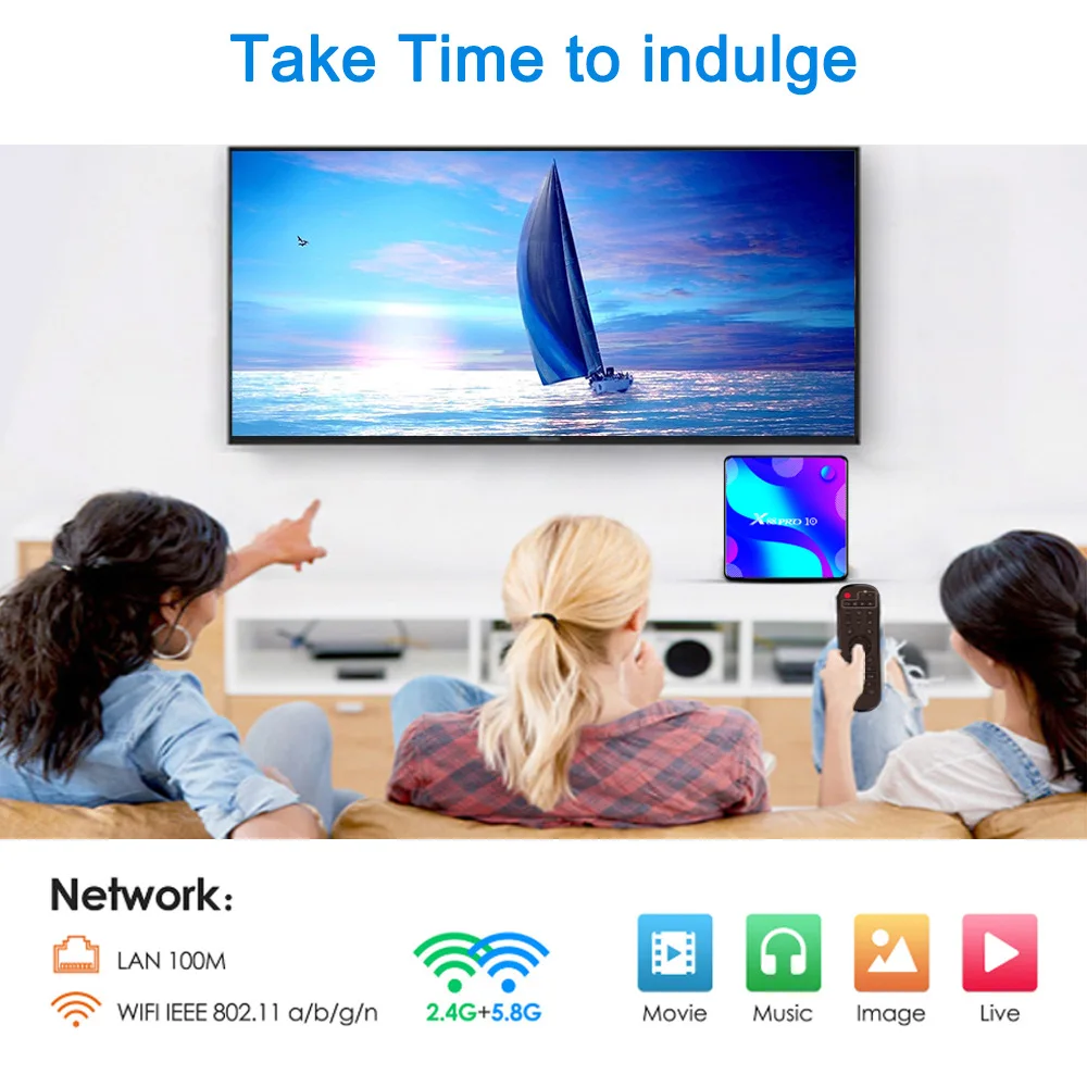 ТВ-приставка X88 pro android 4k 2 ГБ 4 RAM 16 32 64 Гб ROM обновление прошивки x88 smart tv
