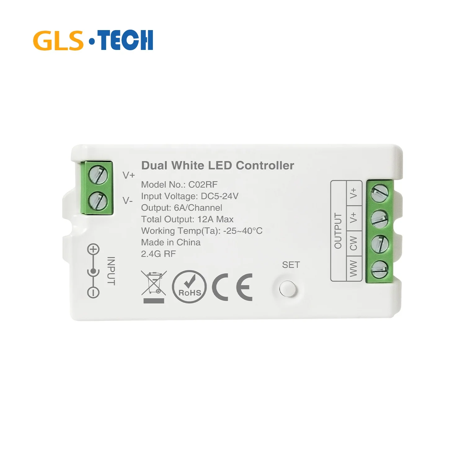 GLS 2.4G color temperature controller for smart home lights