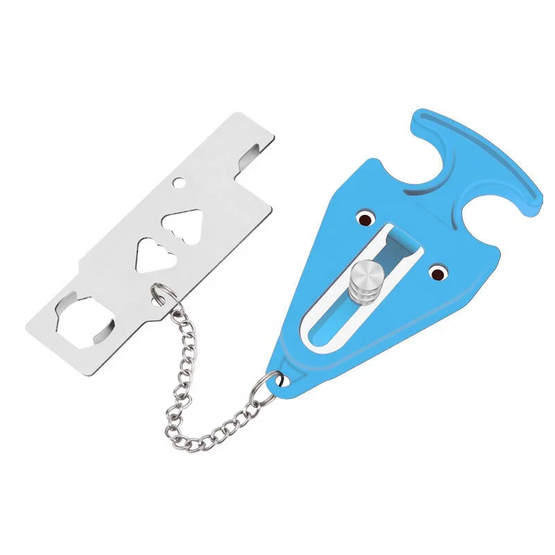 Wholesale High Quality Apartment Home School Traveling Security Padlock Portable Hotel Door Lock keychain