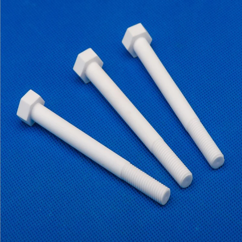 HT high quality various size alumina ceramic screw ,nut and bolt with factory price