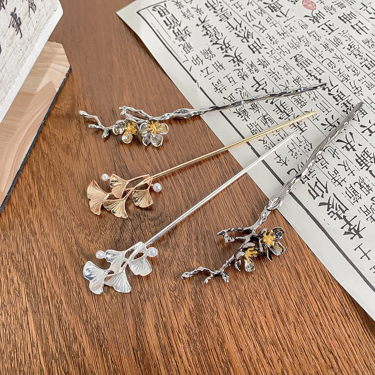 PDANY Factory High End Customized Antique Tassel Hairpin New Chinese Style Antique Clothing Versatile Hair Accessories Hairpin