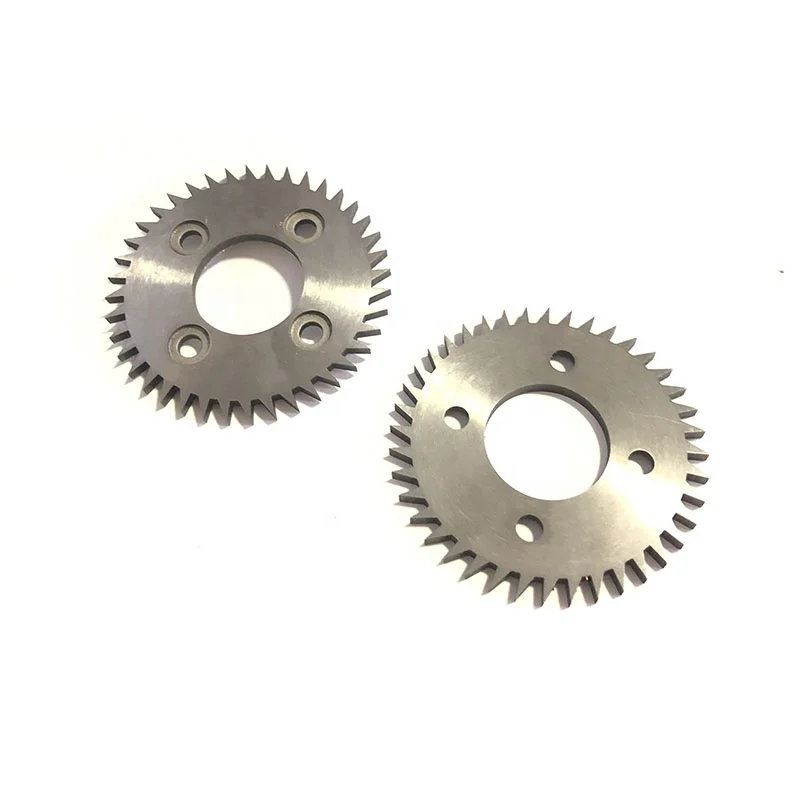 Tungsten Carbide tip vertical cutting blades all kinds with tungsten carbide non - standard blades