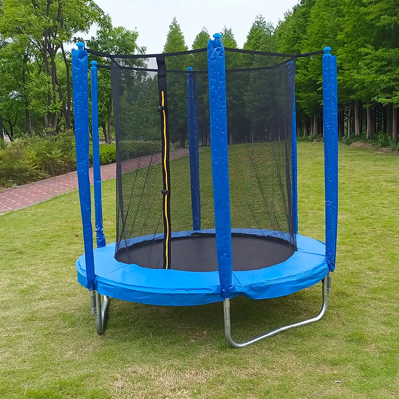 Cheap 6ft 8ft 10ft 12ft 14ft 15ft 16ft Big Garden Round Outdoor Indoor Trampoline With Enclosure Safety Net for sale