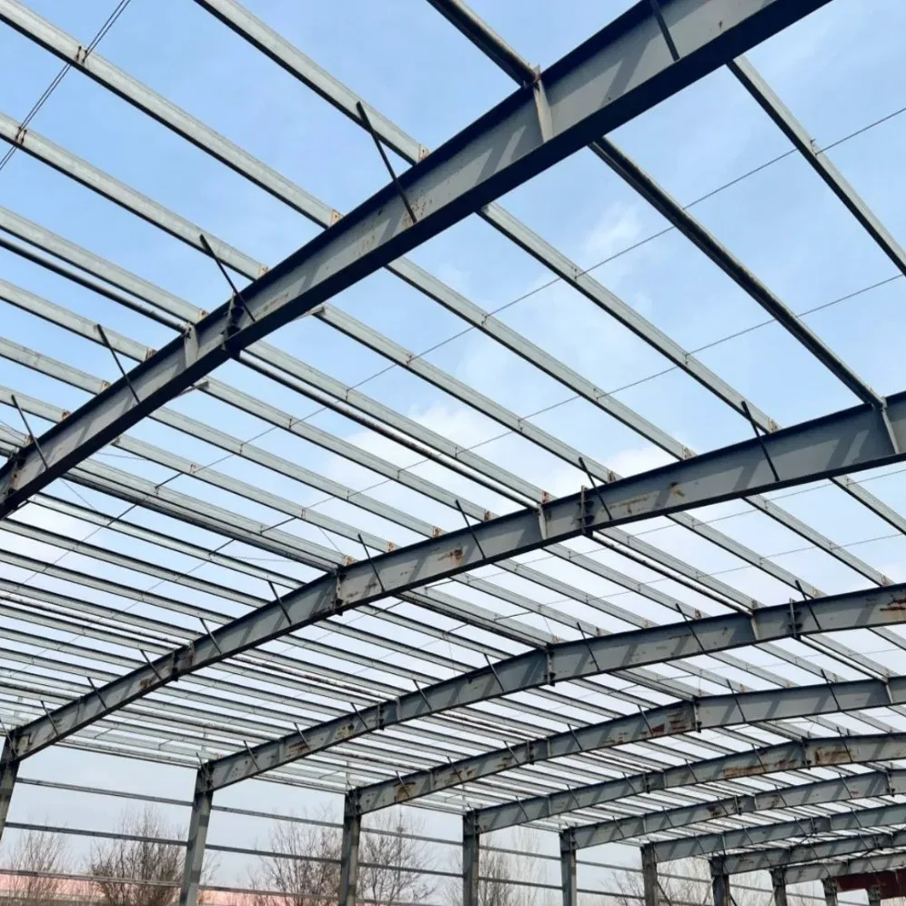 Pre Fabricated Steel Structure Framing Construction Exhibition Building Prices