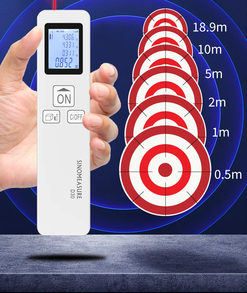 2022NEW 40M Measuring laser distance meter Super MINI range finder High accuracy measurement sensor OEM available