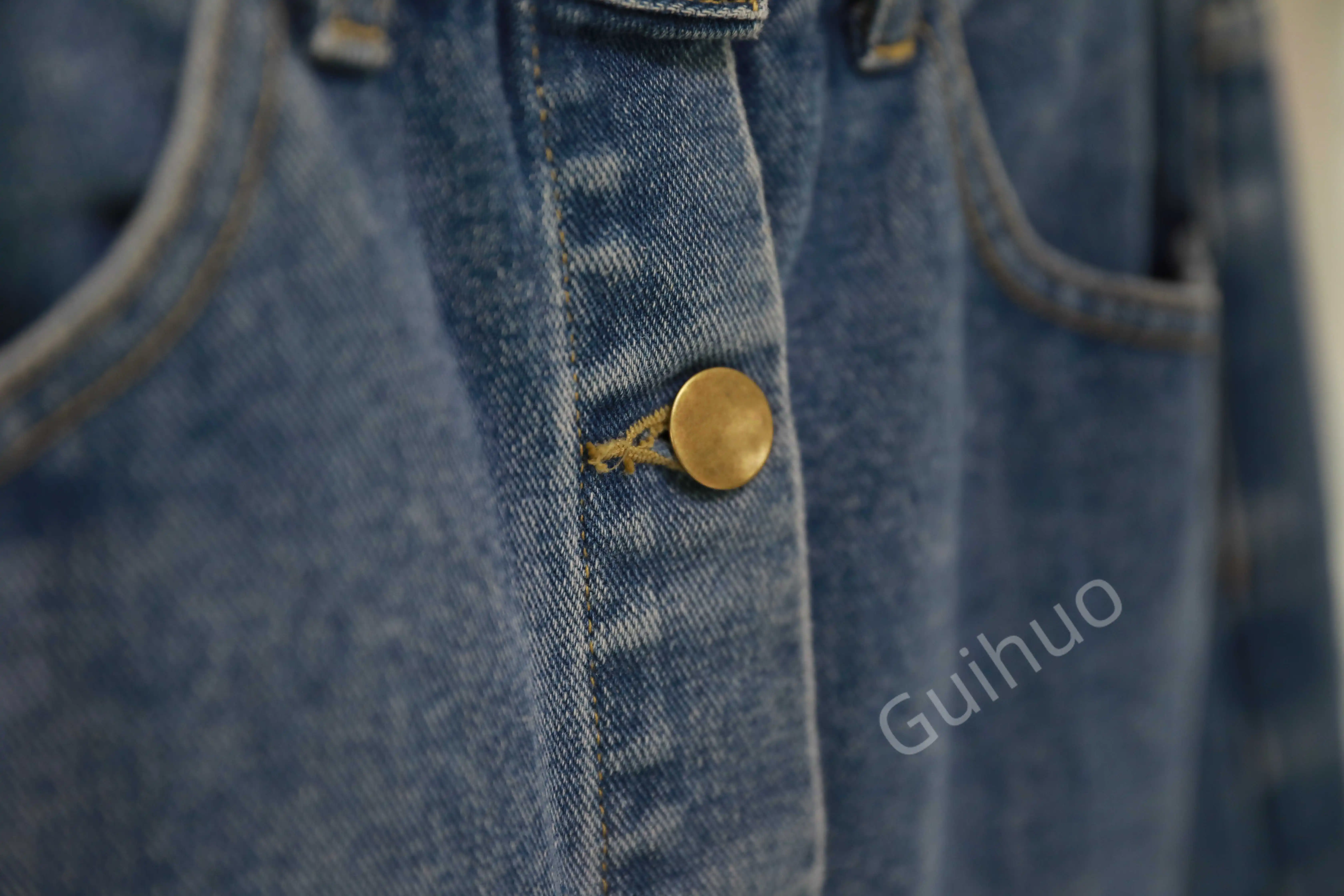 Clothes Women Jeans Denim  Button Design Daily Wear Zipper Fly Casual Hot Selling Long Jeans Skirt For Women