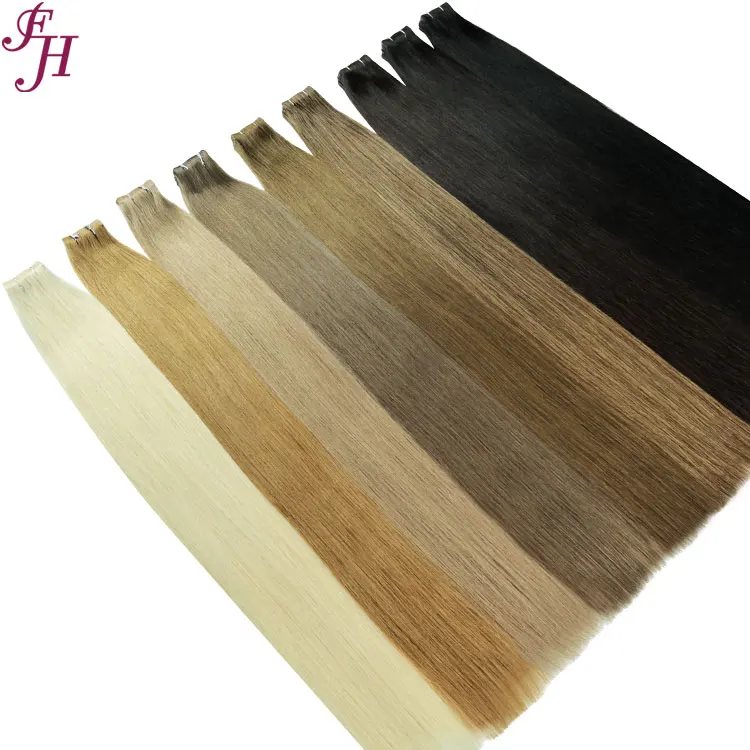 FH Straight Injected Tape in Tape Hair Extension 100g Skin Weft Invisible Tape in Human Hair Extensions