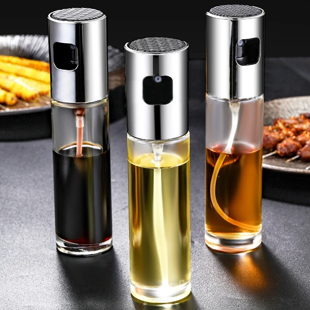 ALIKER 100ml BBQ grills barbecue tool refillable oil vinegar oil sprayer bottle